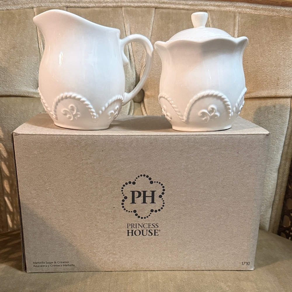 Princess House Brand New Sugar and Creamer Set